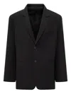 Studio Nicholson Two-button Rovers Suit Jacket In Black