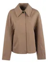Studio Nicholson Drop-shoulder Long-sleeve Jacket In Beige