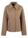 Studio Nicholson Drop-shoulder Long-sleeve Jacket In Beige