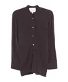 Studio Nicholson Brown Modal Blend Acre Shirt In Black