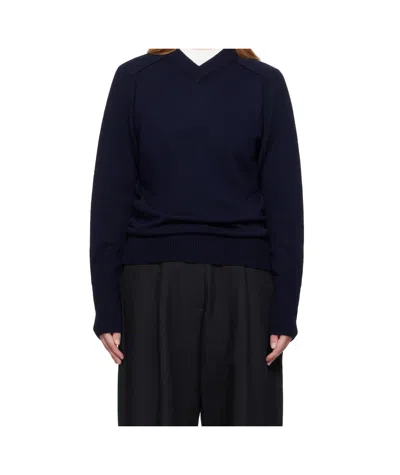 STUDIO NICHOLSON INVERNESS V-NECK SWEATER