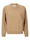 Studio Nicholson Tan Fiore Sweater In Neutral