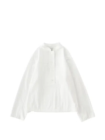 Studio Nicholson Vega Button Placket Shirt In White