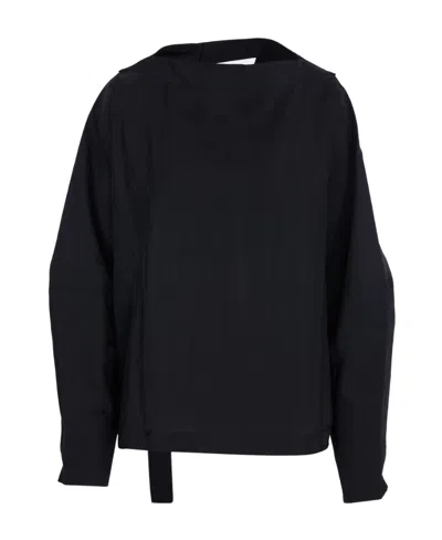 Studio Nicholson Velho Long-sleeved T-shirt In Black
