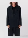 Studio Nicholson Vented Single-breasted Jacket With Front Pockets