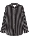 Studio Nicholson Navy View Shirt In Blue