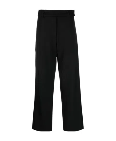 STUDIO NICHOLSON VIRGIN WOOL WIDE-LEG TROUSERS