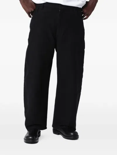 Studio Nicholson Volume Wide-leg Trousers In Black