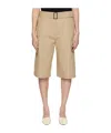 Studio Nicholson Waistband Shorts In Neutral