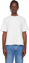 Studio Nicholson White Bric T-shirt In White