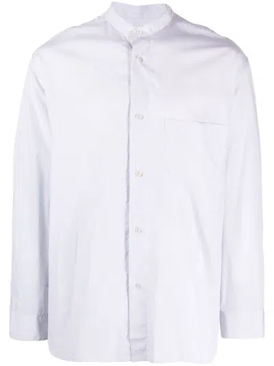Studio Nicholson White Freitas Checked Cotton Shirt