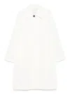Studio Nicholson Nylon And Cotton Blend Coat In White