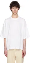 STUDIO NICHOLSON WHITE PIU T-SHIRT