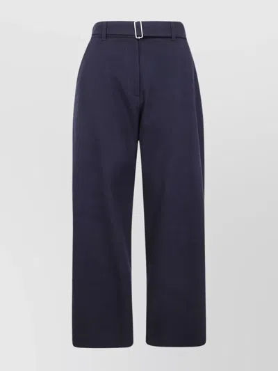 STUDIO NICHOLSON WIDE LEG BELTED PANT POCKETS