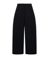 Studio Nicholson Wide-leg Casual Pants In Black