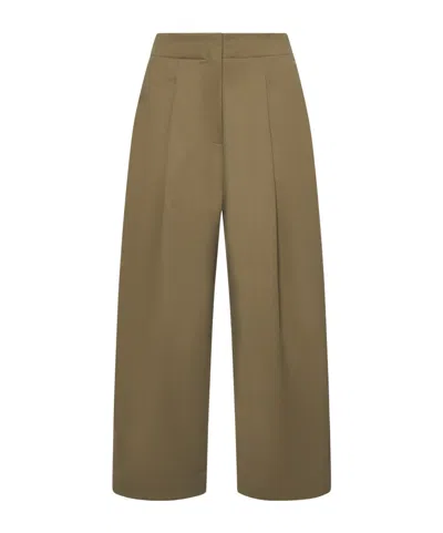 Studio Nicholson Wide-leg Casual Pants In Brown
