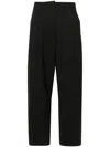 Studio Nicholson Wide Leg Cropped Trousers