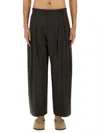 Studio Nicholson Curved Pants In Black