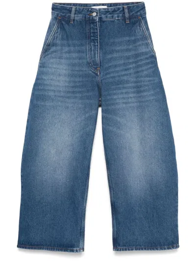 STUDIO NICHOLSON STUDIO NICHOLSON WIDE-LEG DENIM JEANS