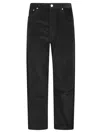 Studio Nicholson Wide Leg Forward Seam Trousers In Animal Print
