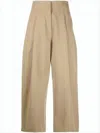 Studio Nicholson Wide-leg High-waist Denim Pants In Neutral