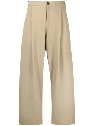 STUDIO NICHOLSON WIDE-LEG HIGH-WAISTED TROUSERS