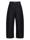 Studio Nicholson Straight-leg Cropped Jeans In Black