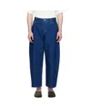 Studio Nicholson Blue Land Jeans In Blue