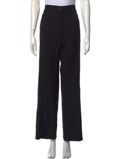 Pre-owned Studio Nicholson Wide Leg Pants In Black