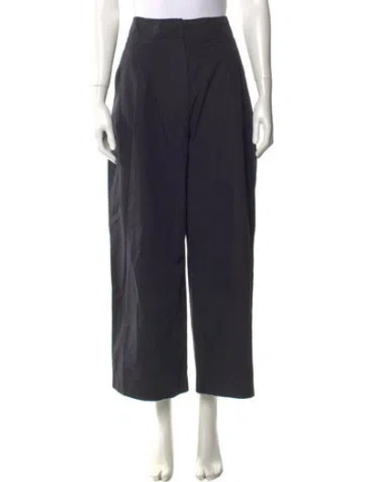 Pre-owned Studio Nicholson Wide Leg Pants In Black