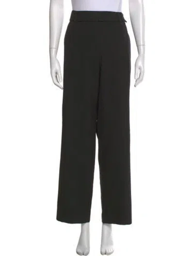 Pre-owned Studio Nicholson Wide Leg Pants In Black