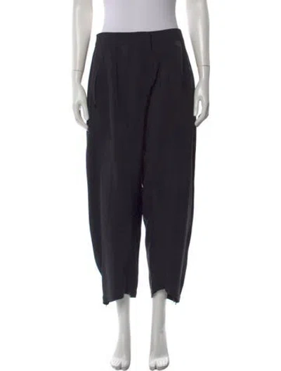 Pre-owned Studio Nicholson Wide Leg Pants In Black