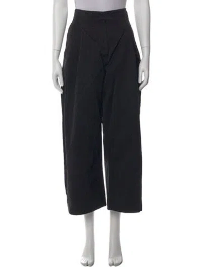 Pre-owned Studio Nicholson Wide Leg Pants In Black