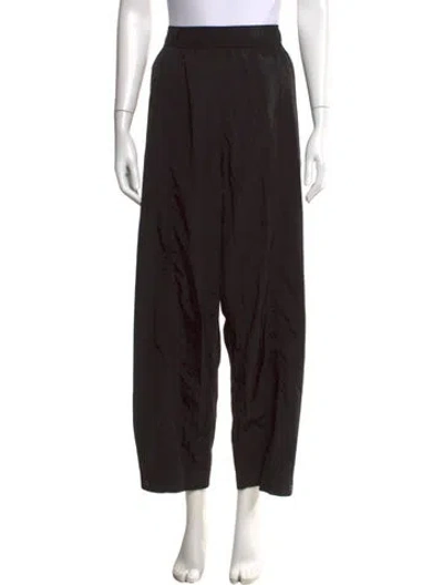 Pre-owned Studio Nicholson Wide Leg Pants In Black
