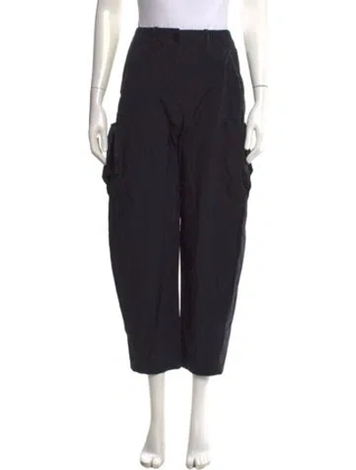Pre-owned Studio Nicholson Wide Leg Pants In Black