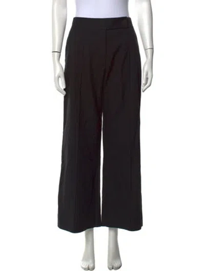 Pre-owned Studio Nicholson Wide Leg Pants In Black
