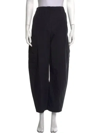 Pre-owned Studio Nicholson Wide Leg Pants In Black