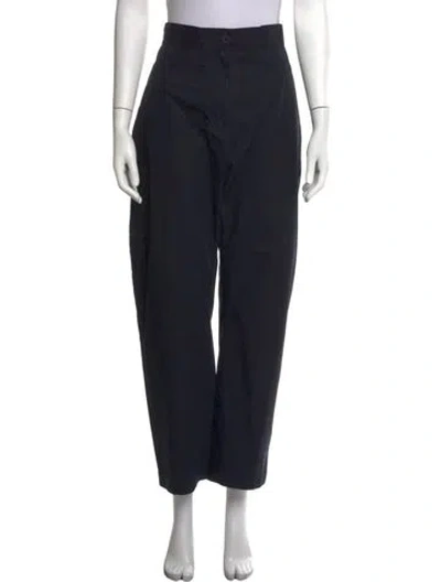 Pre-owned Studio Nicholson Wide Leg Pants In Black