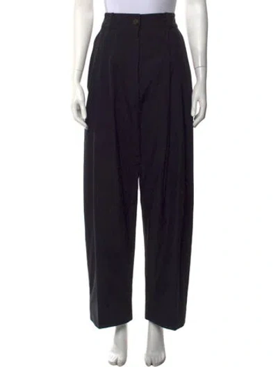 Pre-owned Studio Nicholson Wide Leg Pants In Black