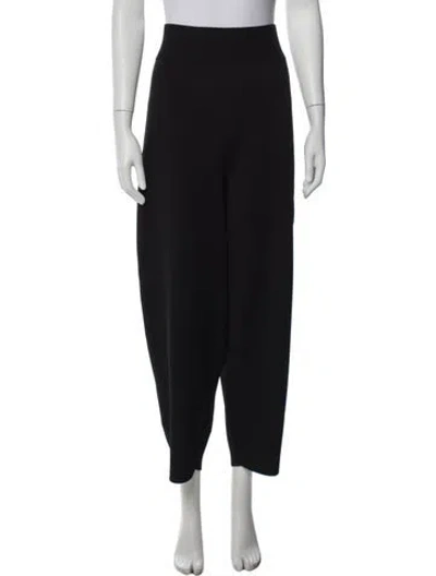 Pre-owned Studio Nicholson Wide Leg Pants In Black