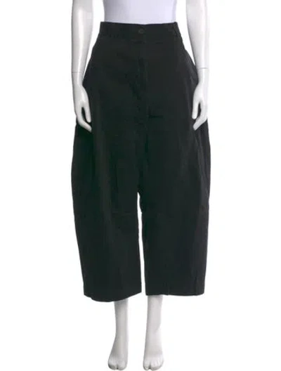 Pre-owned Studio Nicholson Wide Leg Pants In Black