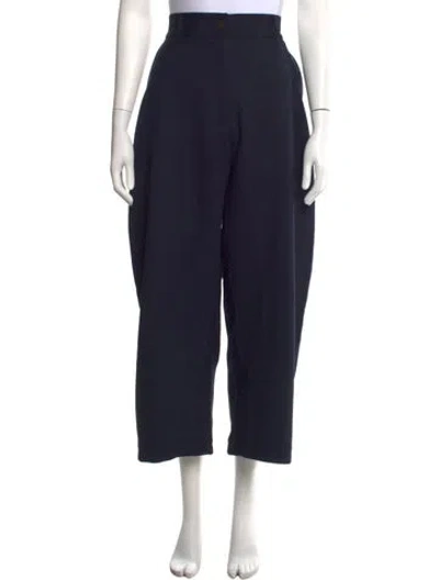 Pre-owned Studio Nicholson Wide Leg Pants In Blue