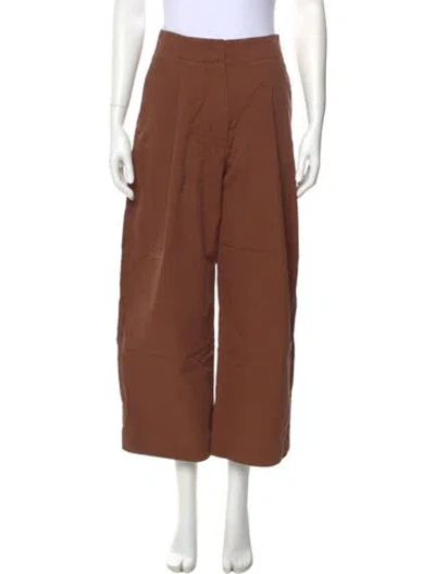 Pre-owned Studio Nicholson Wide Leg Pants In Brown