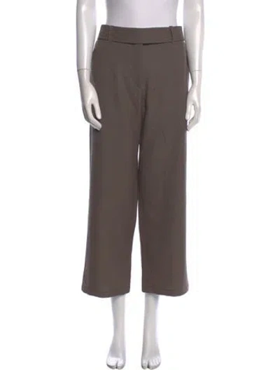 Pre-owned Studio Nicholson Wide Leg Pants In Brown