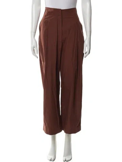 Pre-owned Studio Nicholson Wide Leg Pants In Brown