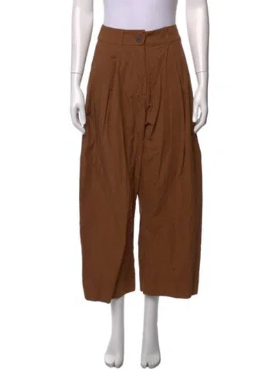 Pre-owned Studio Nicholson Wide Leg Pants In Brown