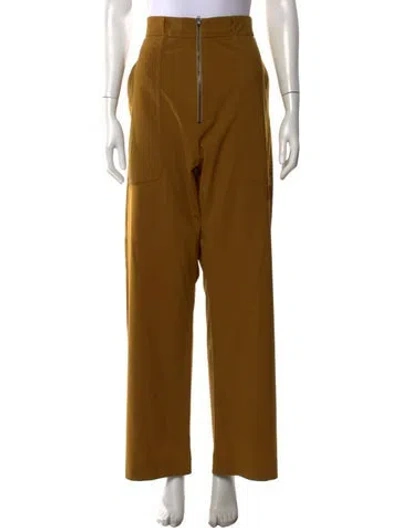 Pre-owned Studio Nicholson Wide Leg Pants In Brown