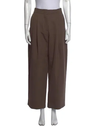 Pre-owned Studio Nicholson Wide Leg Pants In Brown