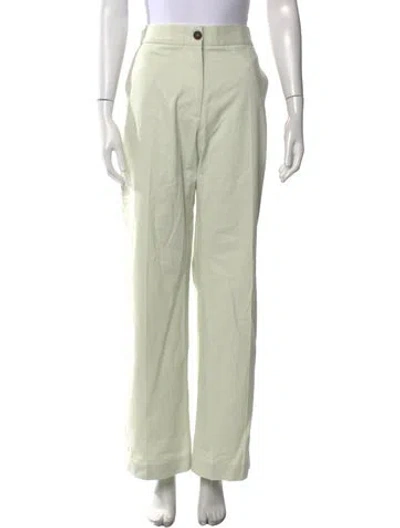 Pre-owned Studio Nicholson Wide Leg Pants In Green