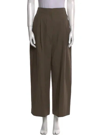 Pre-owned Studio Nicholson Wide Leg Pants In Green